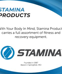 Stamina Fitness Trampoline - Exercise Trampoline with Smart Workout App - Indoor Trampoline Fitness Rebounder 45-Black/Blue One Size 21 71TIuFu5qkL