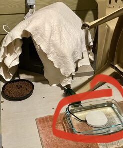 Farm Innovators HR-75 Outdoor Premium Cast Aluminum Decorative Heated Rock Automatic Bird Bath De-Icer for Harsh Winters, 75 Watts, Beige 20 71TJ 8ct5L