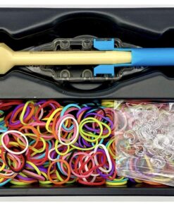 Rainbow Loom® Monster Tail™ Kit Features Compact Loom and Case, Makes Monster Sized Bracelets, Easy for Travel, Includes Exclusive Monster Tail Loom, and 2 Bracelet Instructions for Boys and Girls 7+ 9 71TKAsLR7pL