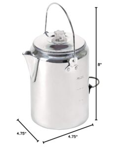 Stansport Aluminum Percolator Coffee Pot 9 Cups 24 71TKP98bNIL