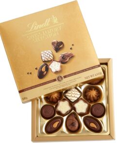 Lindt Swiss Luxury Selection Assorted Chocolates, Chocolate Gift Box, Great for gift giving, 5.1 oz Gift Box Chocolate, White Chocolate, Dark Chocolate 5.1 Ounce (Pack of 1) 12 71TKeEGgHL