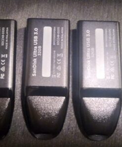 SanDisk 32GB 3-Pack Ultra USB 3.0 Flash Drive 32GB (Pack of 3) - SDCZ48-032G-GAM46T, Black 32GB (3-Pack) 34 71TKuME9qL