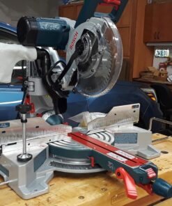 BOSCH CM10GD Compact Miter Saw - 15 Amp Corded 10 In. Dual-Bevel Sliding Glide Miter Saw with 60-Tooth Carbide Saw Blade 38 71TMkcU3gnL
