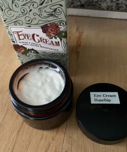 LilyAna Naturals Eye Cream for Dark Circles and Puffiness, Under Eye Cream for Wrinkles and Bags, Anti Aging Eye Cream helps Improve Dryness; for Sensitive Skin - 1.7 oz - Made in USA Rosehip and Hibiscus 1.70 Fl Oz (Pack of 1) 40 71TN4t1umL