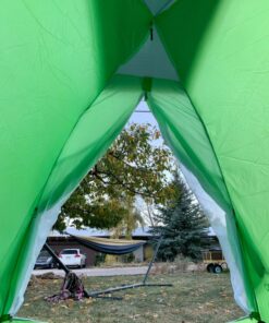 yodo Lightweight 2 Person Camping Backpacking Tent with Carry Bag, Multi Small package -Green 46 71TNOGaMvL