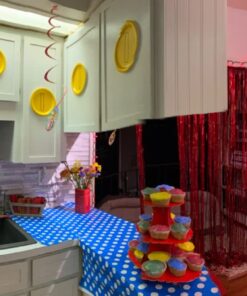 Super Mario Brothers Foil Swirl Hanging Decorations - 5" & 7" (Pack of 12) - Vibrant Design - Perfect for Any Celebration 15 71TNSw36LpL