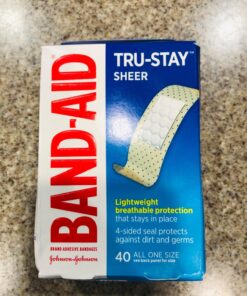 Band-Aid Brand Tru-Stay Sheer Strips Adhesive Bandages for First Aid and Wound Care, All One Size, 40 ct 40 Count (Pack of 1) 35 71TNb3KOQWL 4