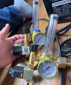 VIVOSUN Hydroponics CO2 Regulator Emitter System with Solenoid Valve Flowmeter for Grow Room Grow Tent Garden House Aquarium 40 71TNcS9enQL