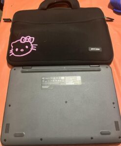 amCase Chromebook Case-11.6 to 12 inch Neoprene Travel Sleeve with Handle-Black 11.6 to 12 inch Black 23 71TQbcsyQFL