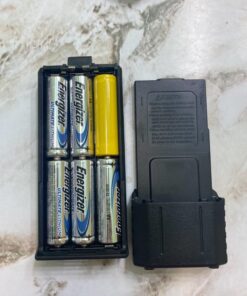 6xAA Battery Case Shell for Portable Baofeng UV-5R UV-5RA BF-F8HP UV-5R+,UV-5R+ Plus BF-F9 UV-5RTP Series Rechargeable Extended Baofeng Accessories Battery Two Way Transceiver Walkie Talkie 24 71TQmBHHZmL