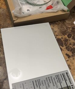 Greater Goods Nutrition Scale, Food Grade Glass, Calorie Counting Scale, Meal Prep Scale, and Weight Loss Scale, Designed in St. Louis, Silver 41 71TQrDTPs4L