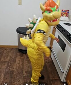 Disguise Bowser Deluxe Boys Costume Large (10-12) 28 71TQrco30EL 1