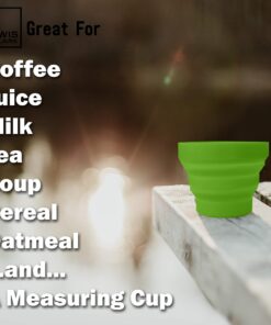 Lewis N. Clark Luggage Silicone Travel Cup, Green, One Size 14 71TRjGOIBvL