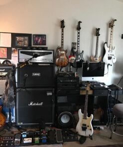 GLS Audio Speaker Cable 1/4" to 1/4" - 12 AWG Professional Bass/Guitar Speaker Cable for Amp - Black, 12 Ft. 12 feet 13 71TRtmMY2QL