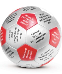 Alternative view of Trainers Warehouse Stress Management Thumball 6" | Prompts for Safe Conversations About Stress - Fun, Safe and Easy to Facilitate | 32 Panels to Prompt Conversation