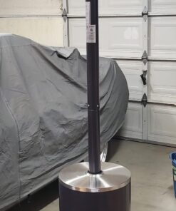 EAST OAK 50,000 BTU Patio Heater with Sand Box, Table Design, Double-Layer Stainless Steel Burner, Wheels, Triple Protection System, Outdoor Heater for Home and Residential, 2023 Upgrade, Black 61 71TSfFJNzYL