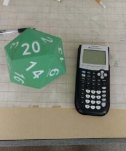 Learning Advantage Jumbo Polyhedra Die - 20 Sides - Large, Foam Dice for Games - Teach Numbers, Probability, Addition and Subtraction 35 71TTn UaYTL