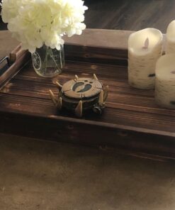Pine Ridge Deer Antler Drink Coaster Set of 4 Old West Decor - Home Table Beverage Coaster with Holder - Drink Glass Holder with Outdoors Rustic Cabin Theme Deer Antler Coasters 32 71TUhHg14nL