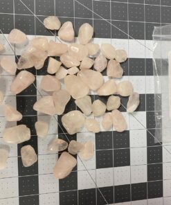 Crystal Allies Materials: 1lb Bulk Tumbled Pink Rose Quartz Stones from Brazil - Large 1" Natural Polished Gemstone Supplies for Wicca, Reiki, and Energy Crystal HealingWholesale Lot 1 LB 20 71TVv5GOufL