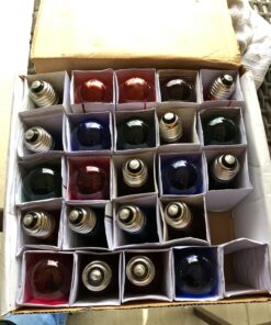 Novelty Lights 25 Pack S14 Outdoor Patio Edison Replacement Bulbs, E26 Medium Base, Multi, 11 Watt 25 Count (Pack of 1) 44 71TW75tQBQL