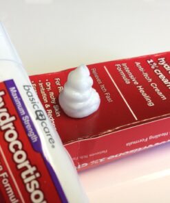 Amazon Basic Care Maximum Strength Anti-Itch Cream, Hydrocortisone 1 Percent Intensive Healing Formula, Itch Relief For Bug Bites, Eczema, Psoriasis, Poison Ivy, Oak and Sumac, 1 Ounce 1 Oz Cream 25 71TXZfnAyVL