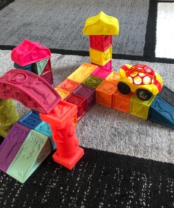 B. toys- Alphabetical Sort & Stack Developmental Baby Blocks- 26 soft blocks for kids & babys- Elemenosqueeze- 6 months + Baby Blocks Set 1 48 71TXimcLW L