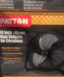 Patton PUF1810C-BM 18-Inch High Velocity Fan,Black 31 71TXvi9k7EL