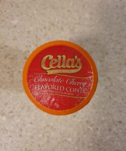 Cella's Chocolate Cherry Flavored Coffee, Compatible With 2.0 Keurig K Cup Brewers, 40 Count (Pack of 1) 28 71TYESJLsL