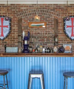 Nice purchase Medieval Knight Crusader Shield Knights Templar Cross Sheild 21 x 14in Home Wall Decoration Party Decor Costume Gifts - PU Rubber Retro Style 15 71TYkSImqXL