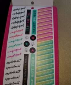 me & my BIG ideas Sticker Value Pack - The Happy Planner Scrapbooking Supplies - Productivity Theme - Multi-Color & Gold Foil - Great for Projects, Scrapbooks & Albums - 30 Sheets, 985 Stickers Total 91 71TZJ5qphjL