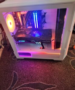 Skytech Pro Eclipse Gaming PC Desktop - Intel Core i9 13900K 3.0 GHz, NVIDIA RTX 4090 24GB, 1TB NVME Gen4 SSD, 32GB DDR5 RAM, 420mm All-in-One Liquid Cooler, Windows 11 27 71TaGVPIK L