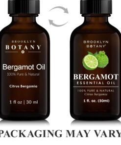 Brooklyn Botany Bergamot Essential Oil – 100% Pure and Natural – Therapeutic Grade Essential Oil with Dropper - Bergamot Oil for Aromatherapy and Diffuser - 1 Fl. OZ 1.00 Fl Oz (Pack of 1) 12 71TaYoDH0YL
