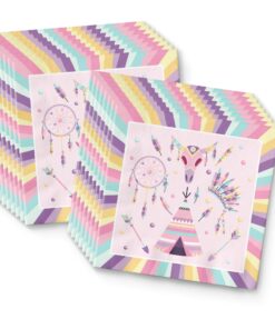 Pink Tribal Boho Girl Birthday Party Supplies Set Plates Napkins Cups Tableware Kit for 16 15 71Tagaw7tmL