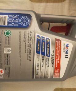 Mobil 1 High Mileage Full Synthetic Motor Oil 5W-30, 5 Quart Full Synthetic High Mileage 40 71TazalM L