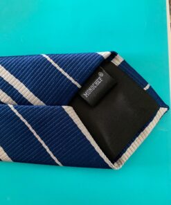 MISS FANTASY Halloween Cosplay Tie for Themed Party Costume Accessory Regular Length Classic Blue Necktie, Unisex Adult Cosplay, Tie Halloween Satin Toy Tie (M,58in) Blue-packed in Kraft Bag M, 58 inches length 26 71Tb1Ax5njL