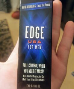 Edge Delay Gel. Ultimate Staying Power: Natural, Prolonging and Desensitizing Delay for Men, Non-Numbing Long Lasting! Pocket Size Tube! (30 Applications) 15 71TbB8oKZL