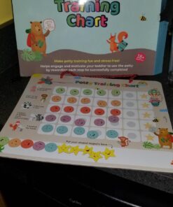 Putska Animal Potty Training Chart for Toddlers Boys & Girls - Potty training stickers for girls potty training toilet and boys. A sticker chart for kids potty training rewards. Toddlers Potty chart 37 71TbiVAwjHL 1