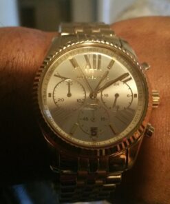 Michael Kors Women's Lexington Gold-Tone Watch MK5556 11 71TbkOXRFpL