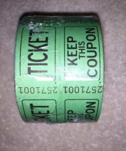 Unique Double Ticket Roll | 2" x 2" | Assorted Colors | 500 Pcs Party Supply, 2", Multicolor 15 71TcBjc5MkL