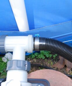 Intex Above Ground Plunger Valves with Gaskets & Nuts Replacement Part (2 Pack) 35 71Tcfvw746L