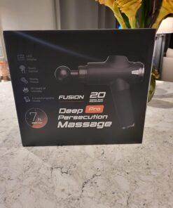 Fusion Black Pro Muscle Massage Gun Deep Tissue Percussion Muscle Massager Gun for Athletes Pain Relief Therapy and Relaxation, Percussion Therapy Chiropractor Spa Massager, Body Massager 35 71TcohnGP4L