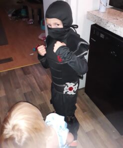 Boys Ninja Warrior Costume Small 25 71TdZE2ya L