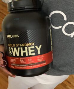 Optimum Nutrition Gold Standard 100% Whey Protein Powder, Extreme Milk Chocolate, 5 Pound (Packaging May Vary) 5 Pound (Pack of 1) 43 71TdtrKGivL