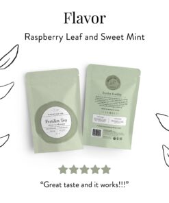 Organic Fertility Tea, 30 Teabags, 2.12 oz Raspberry 30 Count (Pack of 1) 22 71Te1dDvsIL