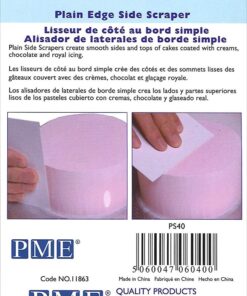 PME Plain Side Plastic Scraper 5.3 x 3.7-inches, White 6 71TeXy0p4aL