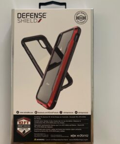 Raptic Shield, Compatible with Apple iPhone XR (Formerly Defense Shield) - Military Grade Drop Tested, Anodized Aluminum, TPU, and Polycarbonate Protective Case for Apple iPhone XR, Red 59 71Tele6otL
