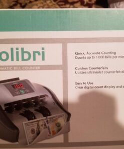 KOLIBRI Money Counter Machine with Advanced Counterfeit Detection & LCD Display | 1,500 Bills per Minute Cash Counter | Add and Batch Modes | 3-year Warranty, 24/7 US Customer Support (2024 Model) 36 71Tf1x2qVHL 2
