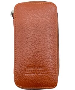 Parker Safety Razor, Genuine Leather Double Edge Safety Razor Zippered Travel Case - Holds Safety Razor and Blade Pack 15 71TfZQjIhnL