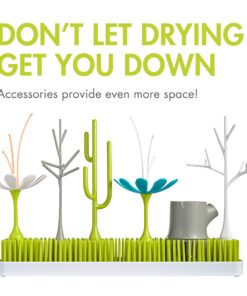 Boon Lawn Countertop Baby Bottle Drying Rack - Spring Green - Bottle Rack and Organizer - Baby Feeding Essentials - 13.5 x 11 x 2.5 - 1 Count 29 71TgN4QkbXL