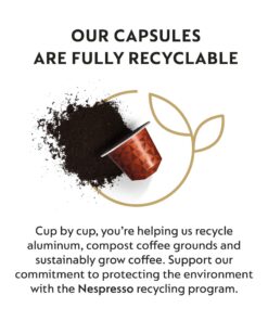 Nespresso Capsules OriginalLine, Cape Town Envivo Lungo, Dark Roast Espresso Coffee Pods, 50 Count Pods, Brews 3.7 Ounce (ORIGINAL LINE ONLY) 10 Count (Pack of 5) 13 71TgezlOSqL